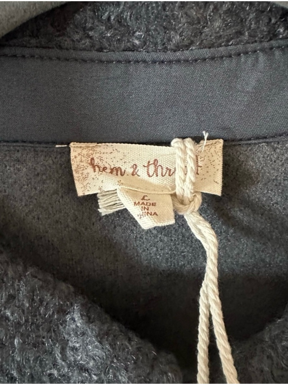 Hem and Thread Jacket - Picture 2 of 4